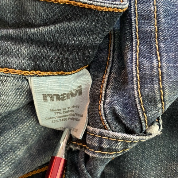 COPY - MAVI I jeans denim pants bottoms dark wash ROMY 30/34 inseam flap pockets - Picture 4 of 12